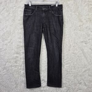 Rogan Jeans Mens 30X29 Charcoal Puck Leg Classic Fit Slim Straight Leg USA Made